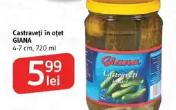 Supeco Castraveţi în oțet GIANA Ofertă