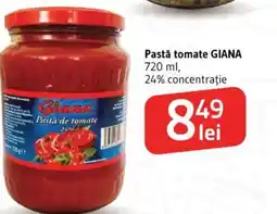 Supeco Pastǎ tomate GIANA Ofertă