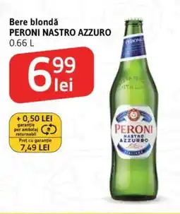 Supeco Bere blondǎ PERONI NASTRO AZZURO Ofertă