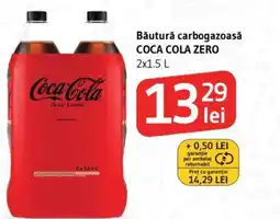 Supeco Băutură carbogazoasă COCA COLA Zero Ofertă