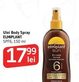 Supeco Ulei Body Spray ELMIPLANT SPF6 Ofertă