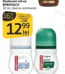 Supeco Deodorant roll-on BOROTALCO Ofertă