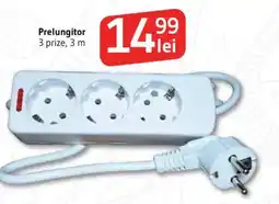Supeco Prelungitor 3 prize, 3 m Ofertă