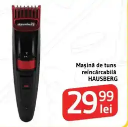 Supeco Maşină de tuns reîncărcabilă HAUSBERG Ofertă