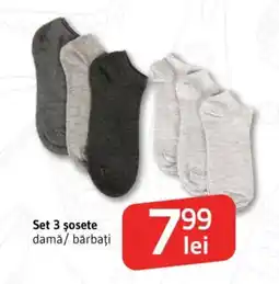Supeco Set 3 şosete damǎ/ bărbaţi Ofertă