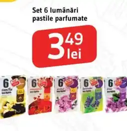 Set 6 lumânări pastile parfumate