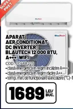 Ambient Aparat aer conditionat dc inverter blautech 12,000 btu, A++ wifi Ofertă