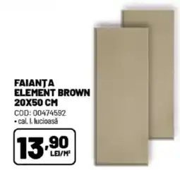 Ambient Faianta Element brown Ofertă