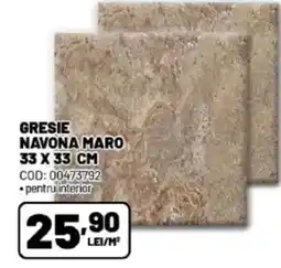 Ambient Gresie navona maro Ofertă