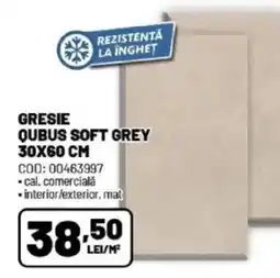 Ambient Gresie qubus soft grey Ofertă