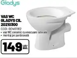 Ambient Vas wc gladys cil 20210300 Ofertă