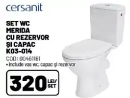 Ambient Set wc merida cu rezervor şi capac K03-014 Ofertă