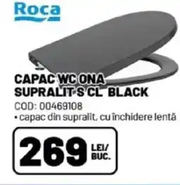 Ambient Capac wc ona supralit's cl black Ofertă