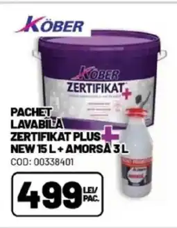 Ambient Pachet lavabila zertifikat plus new +amorsa Ofertă