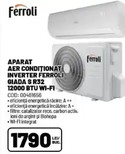 Ambient Aparat aer conditionat inverter ferroli giada s r32 12000 btu wi-fi Ofertă