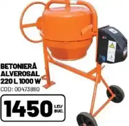 Ambient Betonieră alverosal 220 l 1000 w Ofertă