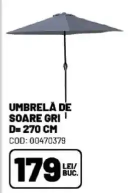 Ambient Umbrela de soare gri Ofertă