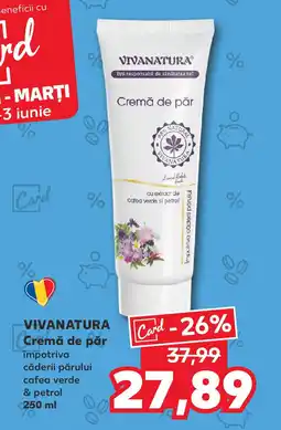 Kaufland VIVANATUR Cremă de păr Ofertă