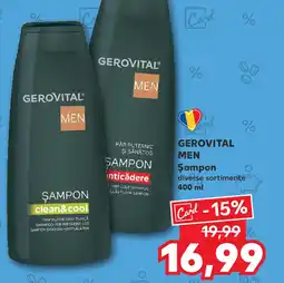 Kaufland GEROVITAL MEN Şampon Ofertă