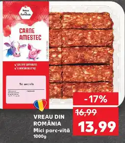 Kaufland VREAU DIN ROMÂNIA Mici porc-vită Ofertă
