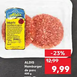 Kaufland ALDIS Hamburger de porc Ofertă