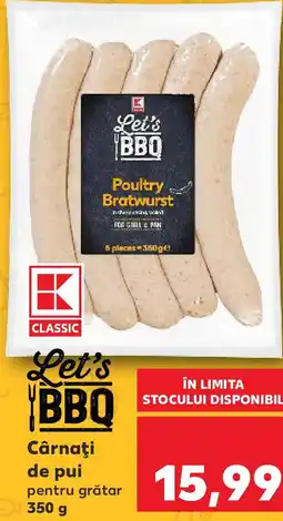 Kaufland Cârnaţi de pui pentru grătar Ofertă
