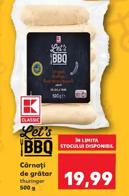 Kaufland Cârnaţi de grătar thuringer Ofertă