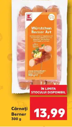 Kaufland Cârnaţi Berner Ofertă