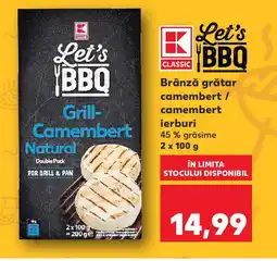 Kaufland Brânză grătar camembert / camembert ierburi Ofertă