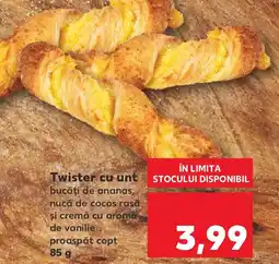 Kaufland Twister cu unt Ofertă