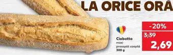Kaufland Ciabatta maxi proaspăt coaptă Ofertă