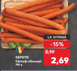 Kaufland GEPETO Cârnaţi olteneşti Ofertă