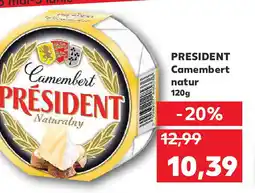 Kaufland PRESIDENT Camembert natur Ofertă