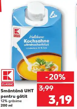 Kaufland Smântână UHT pentru gătit Ofertă