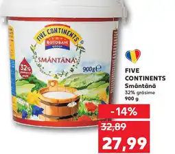 Kaufland FIVE CONTINENTS Smântână Ofertă