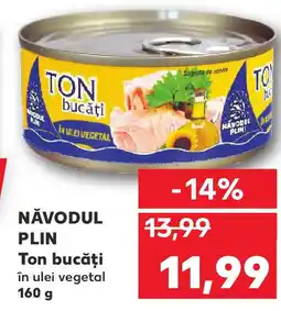 Kaufland NÁVODUL PLIN Ton bucăți în ulei vegetal Ofertă