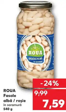 Kaufland ROUA Fasole albă / roșie în saramură Ofertă
