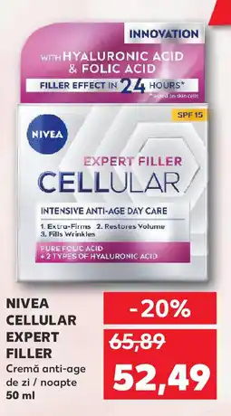 Kaufland NIVEA CELLULAR EXPERT FILLER Cremă anti-age de zi/noapte Ofertă