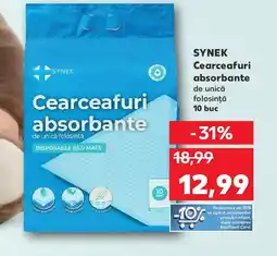 Kaufland SYNEK Cearceafuri absorbante de unică folosinţă Ofertă