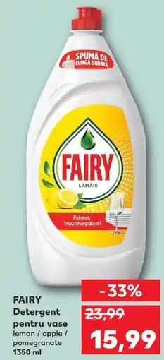 Kaufland FAIRY Detergent pentru vase lemon/apple / pomegranate Ofertă