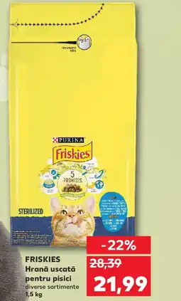 Kaufland FRISKIES Hrană uscată pentru pisici Ofertă