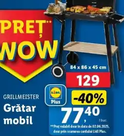 Lidl GRILLMEISTER Grătar mobil Ofertă