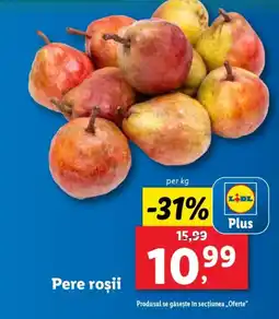 Lidl Pere roşii Ofertă