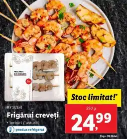 Lidl MY SUSHI Frigărui creveţi Ofertă