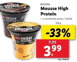 Lidl MILBONA Mousse High Protein Ofertă
