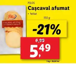 Lidl PILOS Cascaval afumat Ofertă
