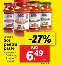 Lidl COMBINO Sos pentru paste Ofertă