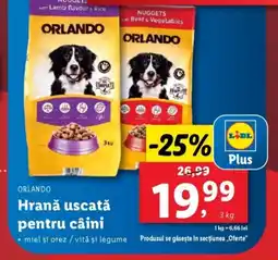 Lidl ORLANDO Hrană uscată pentru câini Ofertă