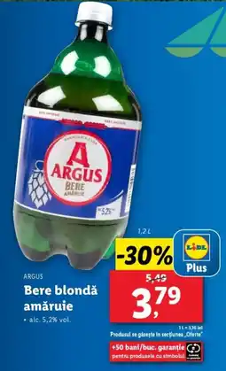 Lidl ARGUS Bere blondǎ amăruie Ofertă