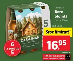 Lidl CARAIMAN Bere blondǎ Ofertă